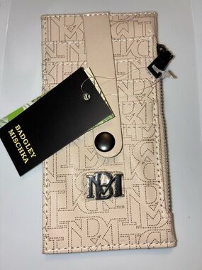 Badgley Mischka Logo Card Holder